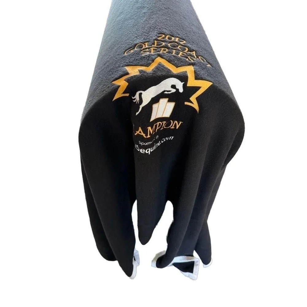 Curvon 2012 Gold‎ Coast Series Champion Fleece Horse Award Cooler Blanket 84x90